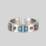 Custom Mahjong Stainless Steel Rings - Craft Wolf Design