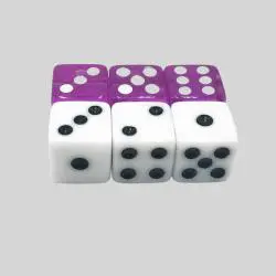 Wholesale Mini Acrylic Dice 6 Sided D6 Dice