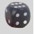Black with white dot
