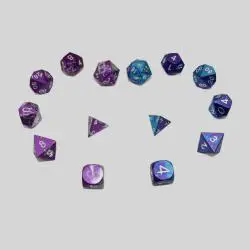 MBWS CNC Double Color Aluminum Polyhedral Dice