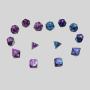 MBWS CNC Double Color Aluminum Polyhedral Dice
