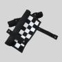 Customizable Leather Roll-Up Travel Game Chess/Checkers Gift
