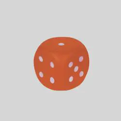 PU Dice Stress Ball, Promotional Gifts, OEM, Squeezable