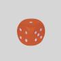 PU Dice Stress Ball, Promotional Gifts, OEM, Squeezable