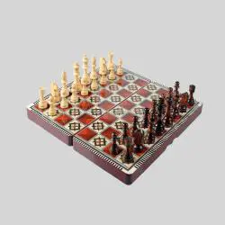 Antique Wooden Chess Set - King, Knight, Dragon. HOLYKING 5011