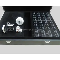 Singapore Custom Mahjong Set - Travel Gift Hardcover Set