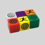 Custom Engraved D6 Dice - TouMi Resin Dice