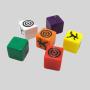 Custom Engraved D6 Dice - TouMi Resin Dice