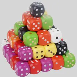 Wooden Dice - 16mm 20mm 25mm Custom Blank Board Game Dice