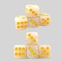 Custom 16mm Round Dice - Pearlize & Solid Color Effect