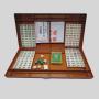 Mini Ivory Mahjong Set - Folding Table, Travel Game