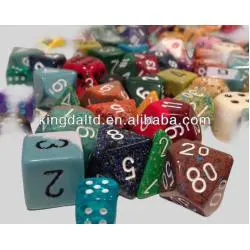 Acrylic Dice - 2cm Square Dice - Custom Colors