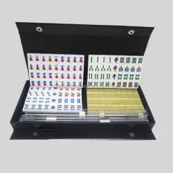 Custom Crystal Mahjong Set - Colorful, PVC Case, OEM