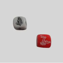 Custom Printed Dice Set - Acrylic Resin Casino Game Dice