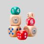 Custom Wooden Dice Wholesale - Bulk Engraved Dice