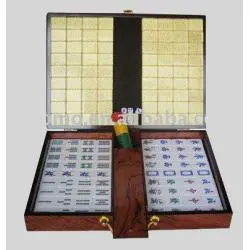 Crystal Mahjong Tiles Wooden Box AOTOMO 36-42-44-46mm