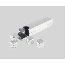 Custom Metal Dice Set, Bulk Wholesale, Enamel Dice