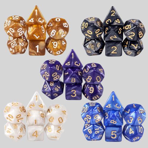 Pearl D&D Acrylic Dice Set - D&D Table Games, 16mm