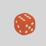 PU Dice Stress Ball, Promotional Gifts, OEM, Squeezable