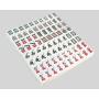 New American Mahjong Set - 166 Tiles with Quilted Bag
