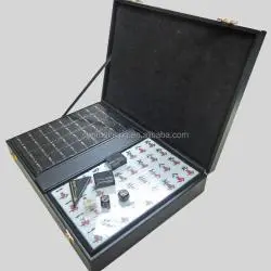 Singapore Custom Mahjong Set - Travel Gift Hardcover Set