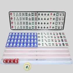 Acrylic Mini Mahjong Set - Custom Logo, Family Travel Game