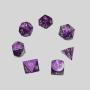 MBWS CNC Double Color Aluminum Polyhedral Dice