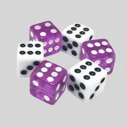 Wholesale Mini Acrylic Dice 6 Sided D6 Dice