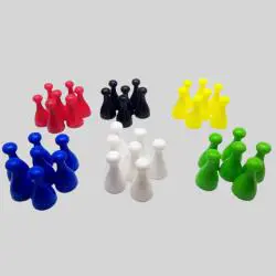 Plastic Chess Pawns - SMH P-03 Game Pieces
