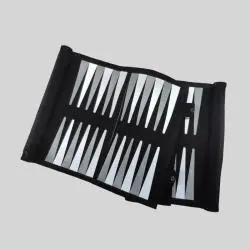PU Leather Backgammon Set - Classic Board Game Gift