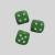 Green with white dot