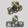 Custom 16mm Round Dice - Pearlize & Solid Color Effect