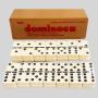 Double Six Ivory Dominoes Spinner Box - Classic Educational Game