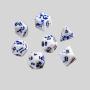 Wholesale DND Blood Splatter Dice Set - 7 Polyhedral Dice