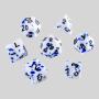 Wholesale DND Blood Splatter Dice Set - 7 Polyhedral Dice