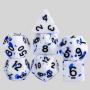 Wholesale DND Blood Splatter Dice Set - 7 Polyhedral Dice