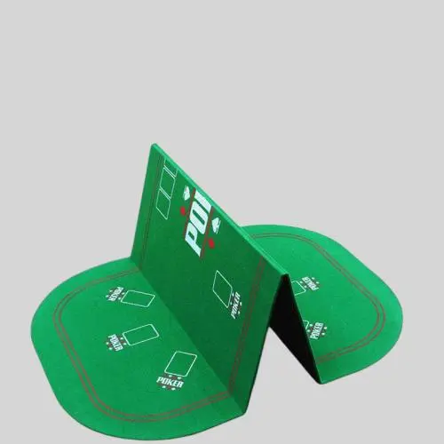 Foldable Poker Mat, Casino Table, Anti-Slip, Custom