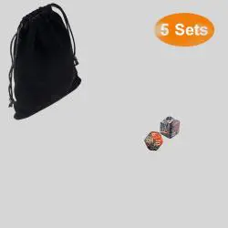DND Dice Set 5Pcs Acrylic Double Color MTG RPG Table Games