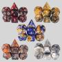 DND Dice Set 5Pcs Acrylic Double Color MTG RPG Table Games