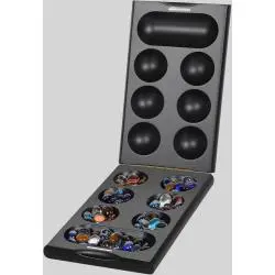 Wooden Mancala Board Game - Portable Travel Set for 2 Players