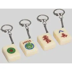 Mahjong Tile Keychains - Yellow Mountain Imports