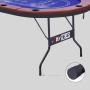 10 Player Foldable Poker Table - Blackjack Texas Holdem Table