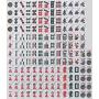 American Mahjong Set - 166 Tiles, Pushers, & Bag