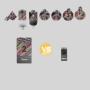 Mini D&D Metal Dice Set with Stainless Steel Case & Gift Box