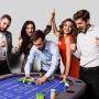 10 Player Foldable Poker Table - Blackjack Texas Holdem Table