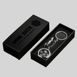 Mini D&D Metal Dice Set with Stainless Steel Case & Gift Box